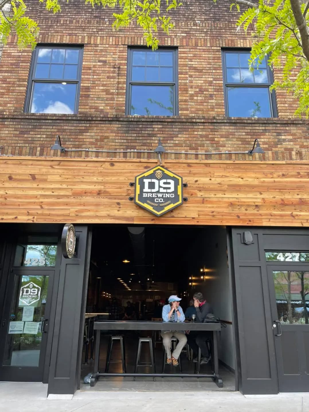 Exterior view of D9 Brewing Co.